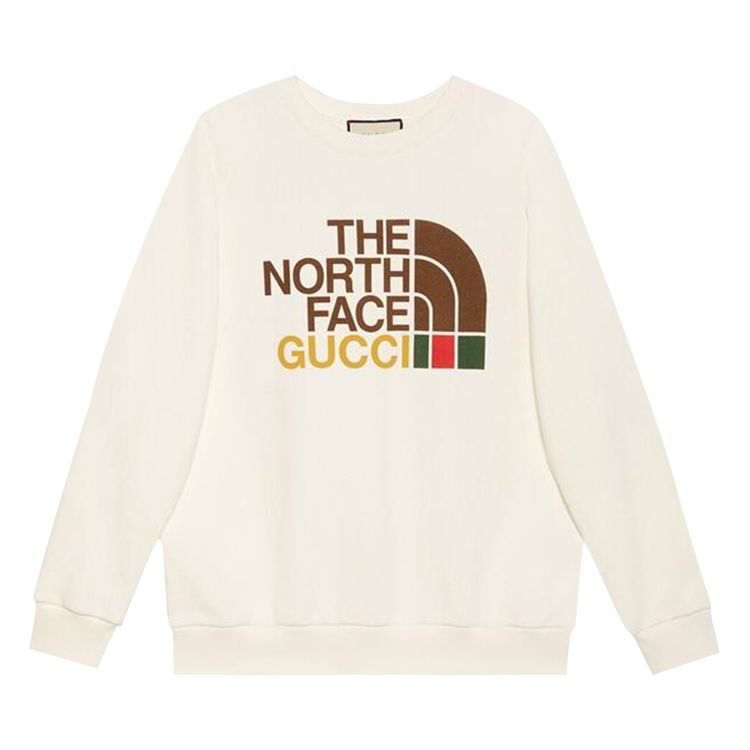Gucci x The North Face Oversized Sweatshirt White