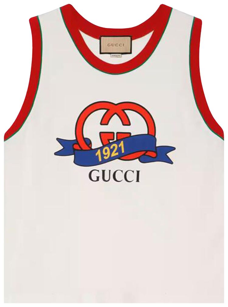 Gucci Tank Top Ecru