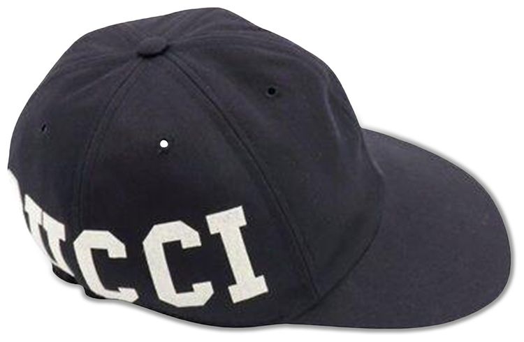 Gucci 25 Logo Baseball Cap Black
