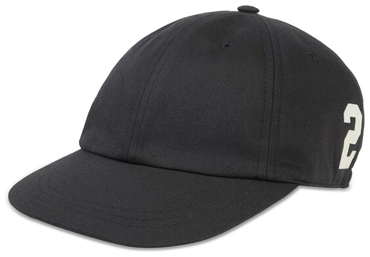 Gucci 25 Logo Baseball Cap Black