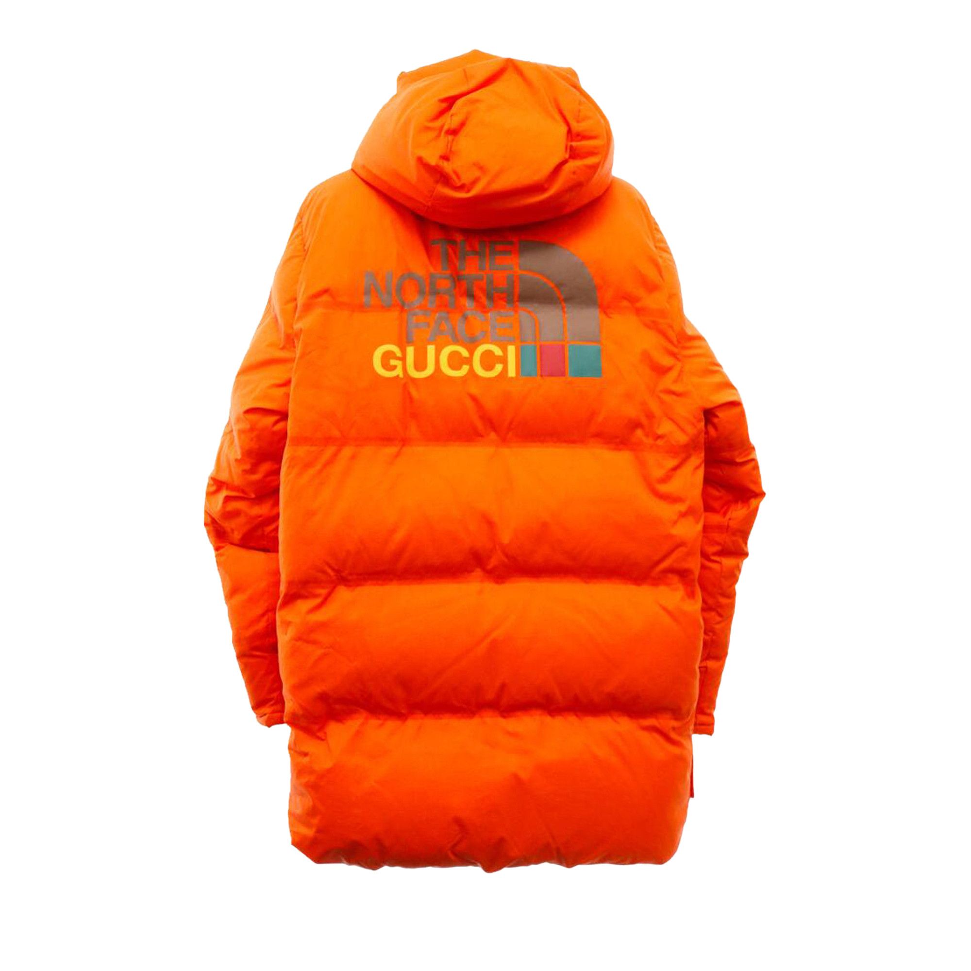 Buy Gucci x The North Face Down Jacket 'Orange' - 663751 XLWF0