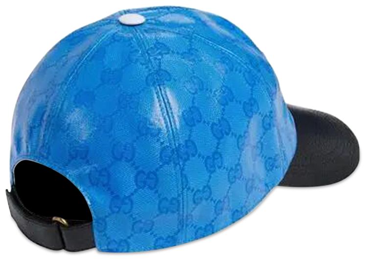 Gucci x adidas GG Allover Logo Cap BlueBlack