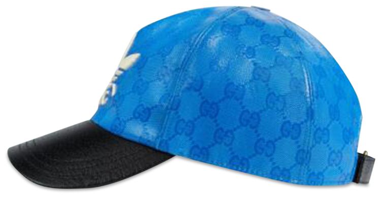 Gucci x adidas GG Allover Logo Cap BlueBlack