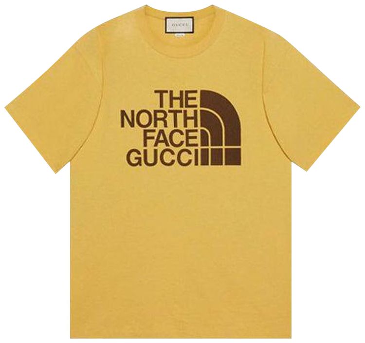 Gucci x The North Face Oversize T Shirt Gold