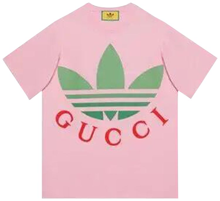 Gucci x adidas T Shirt Pink