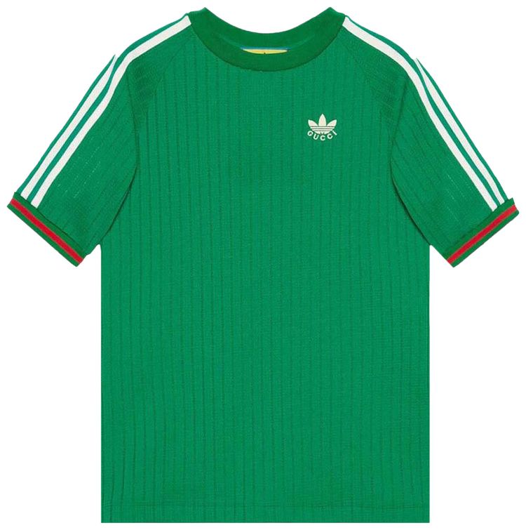 Gucci x adidas Jersey T Shirt Green