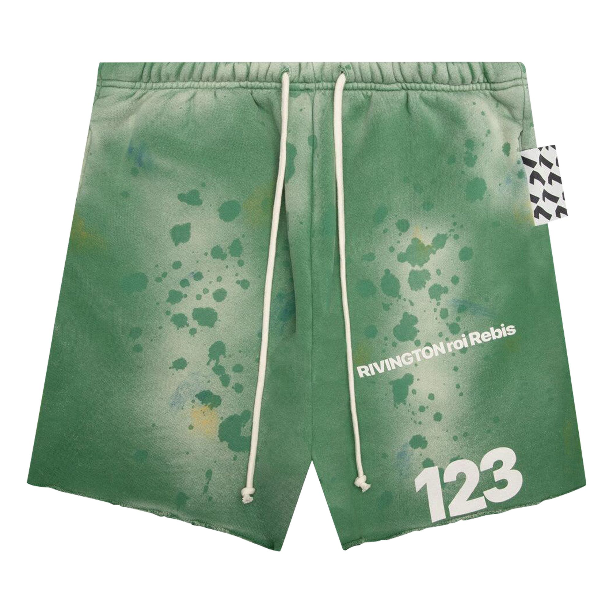 Buy RIVINGTON roi Rebis Gym Bag Short 'Washed Green' - GMBG SH27