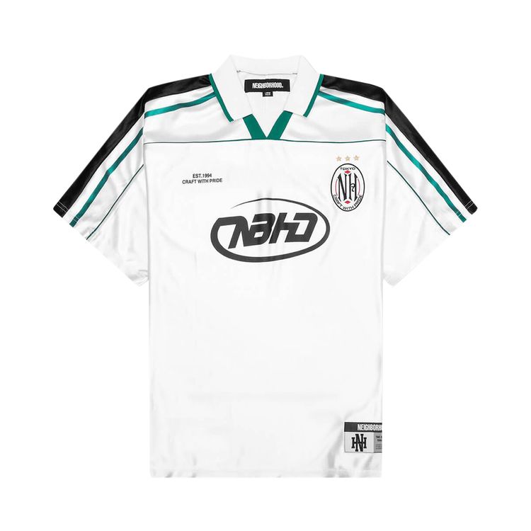 Neighborhood Game Short Sleeve Shirt White
