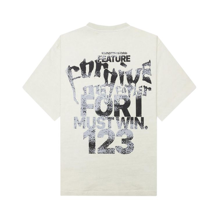 RIVINGTON roi Rebis x Feature I Must Win Tee Vintage White