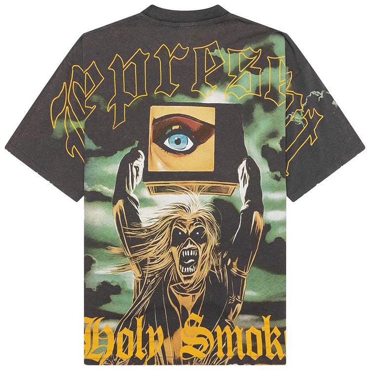 Represent Clo x Iron Maiden Holy Smoke Tee Ash