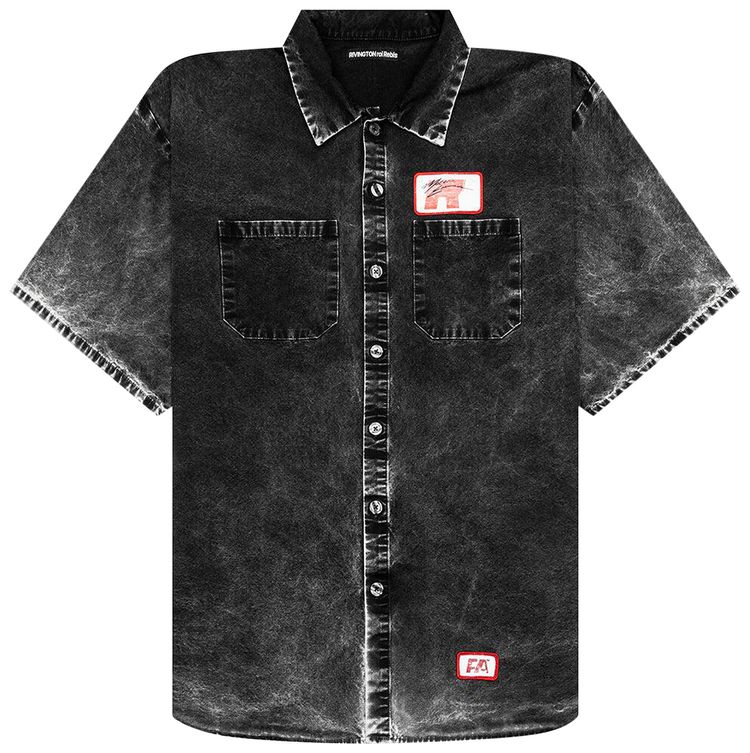 RIVINGTON roi Rebis Working Man Shirt Washed Black