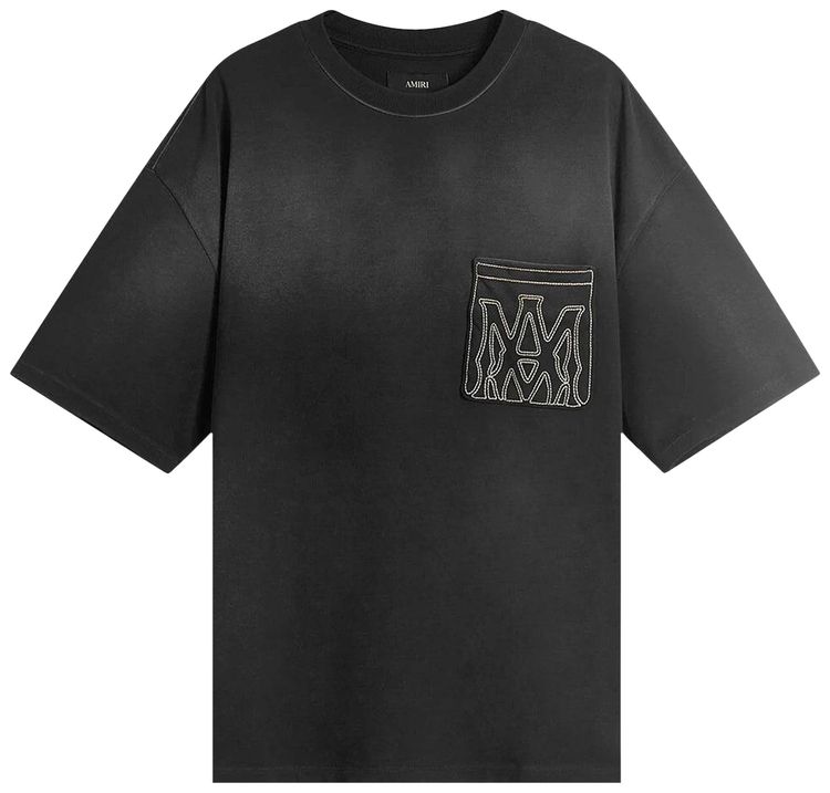 Amiri MA Outline Oversized Tee Black