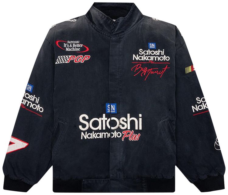 Satoshi Nakamoto Days Of Thunder Jacket Black