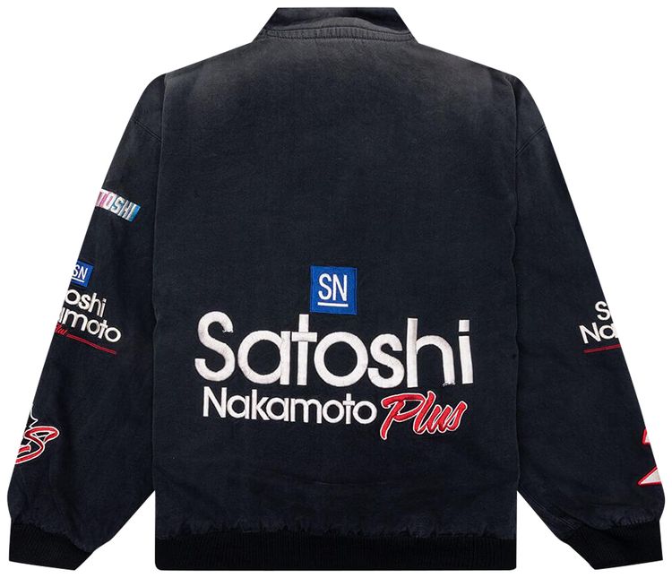 Satoshi Nakamoto Days Of Thunder Jacket Black