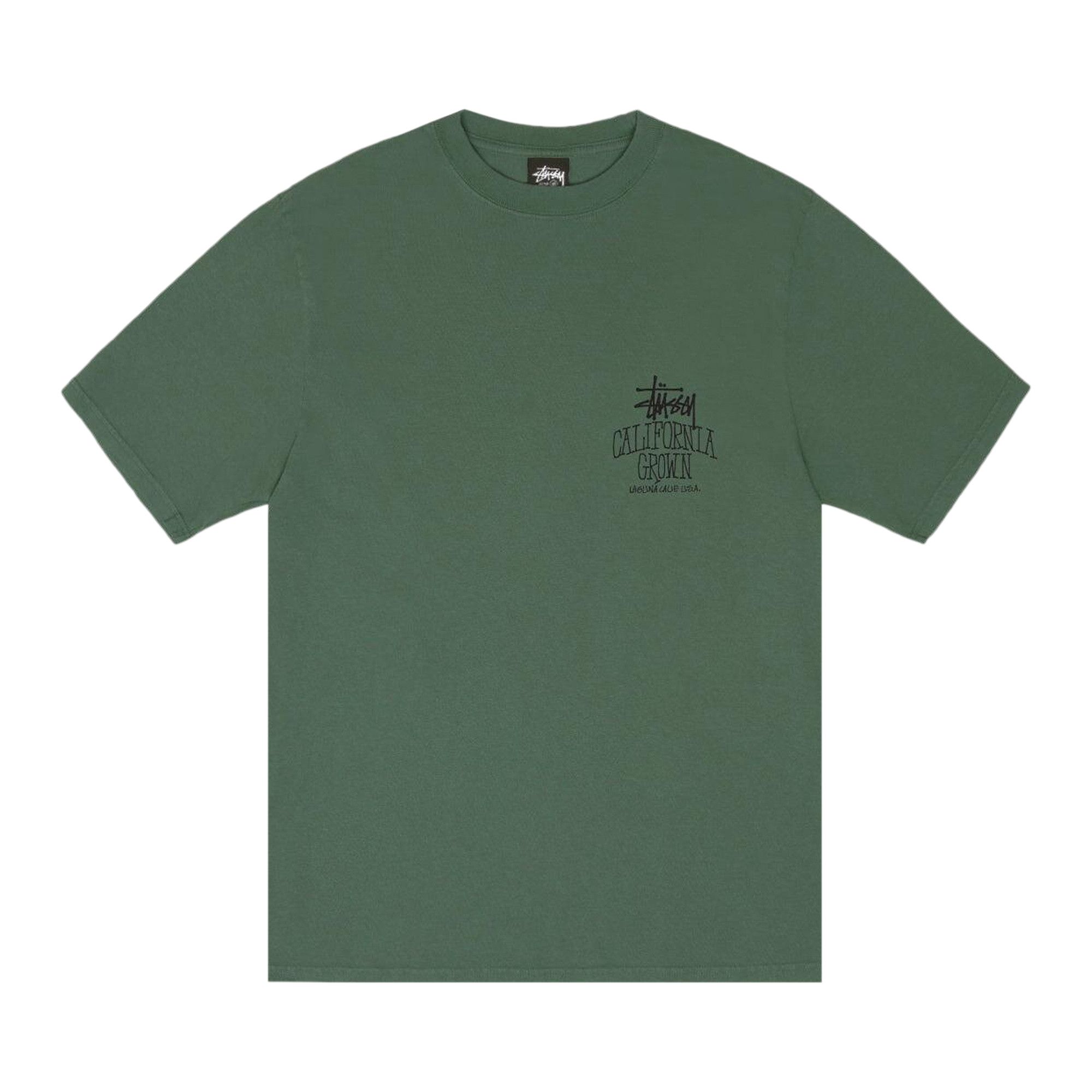 Buy Stussy Cali Grown Tee Pigment Dyed 'Pine' - 1905162 PINE | GOAT