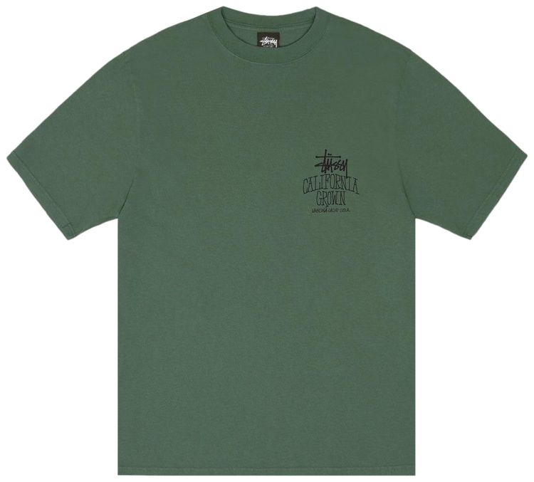 Stussy Cali Grown Tee Pigment Dyed Pine