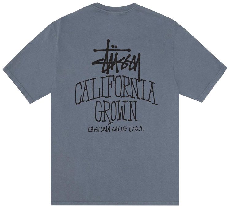 Stussy Cali Grown Tee Pigment Dyed Navy