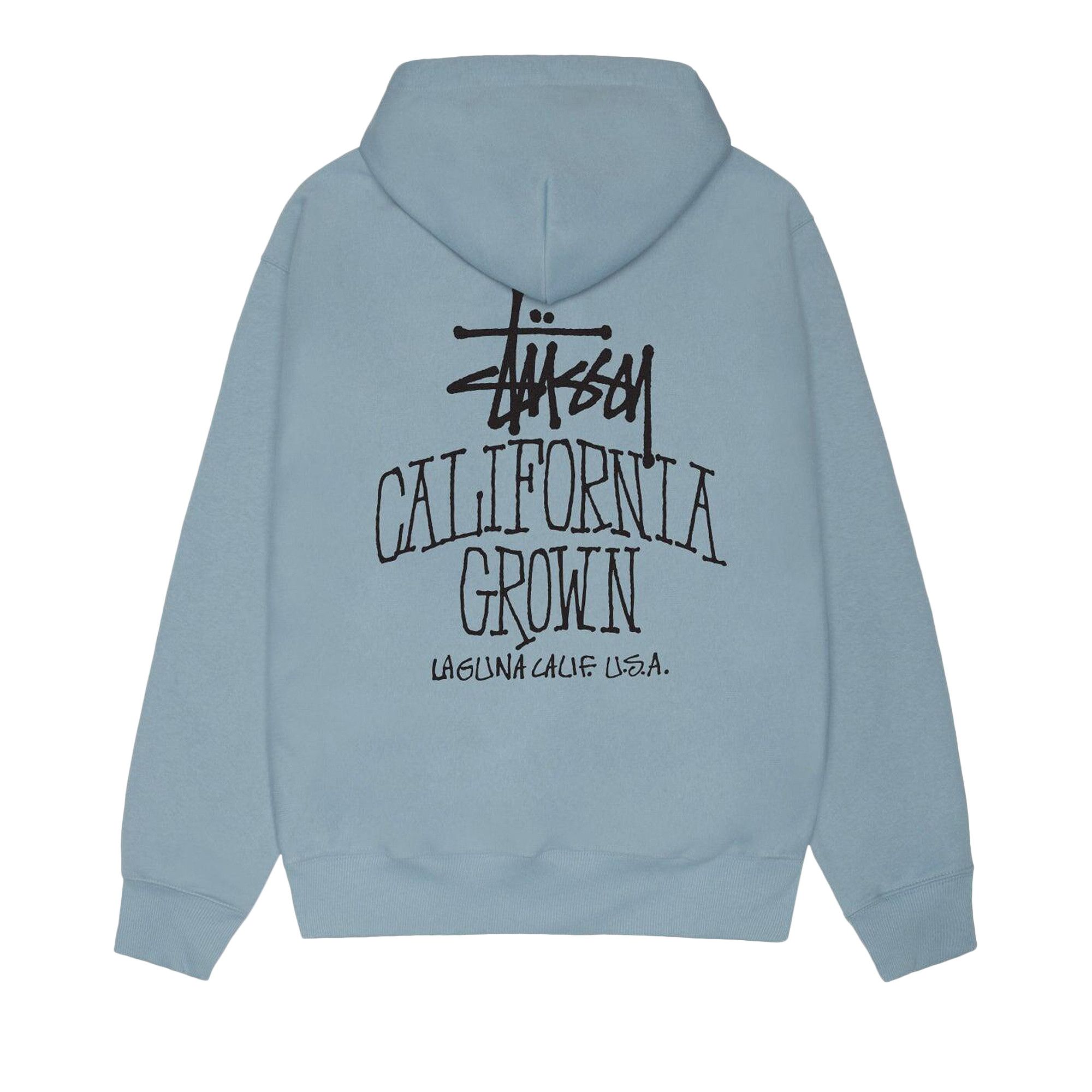 Buy Stussy Cali Grown Zip Hoodie 'Slate' - 1975162 SLAT | GOAT