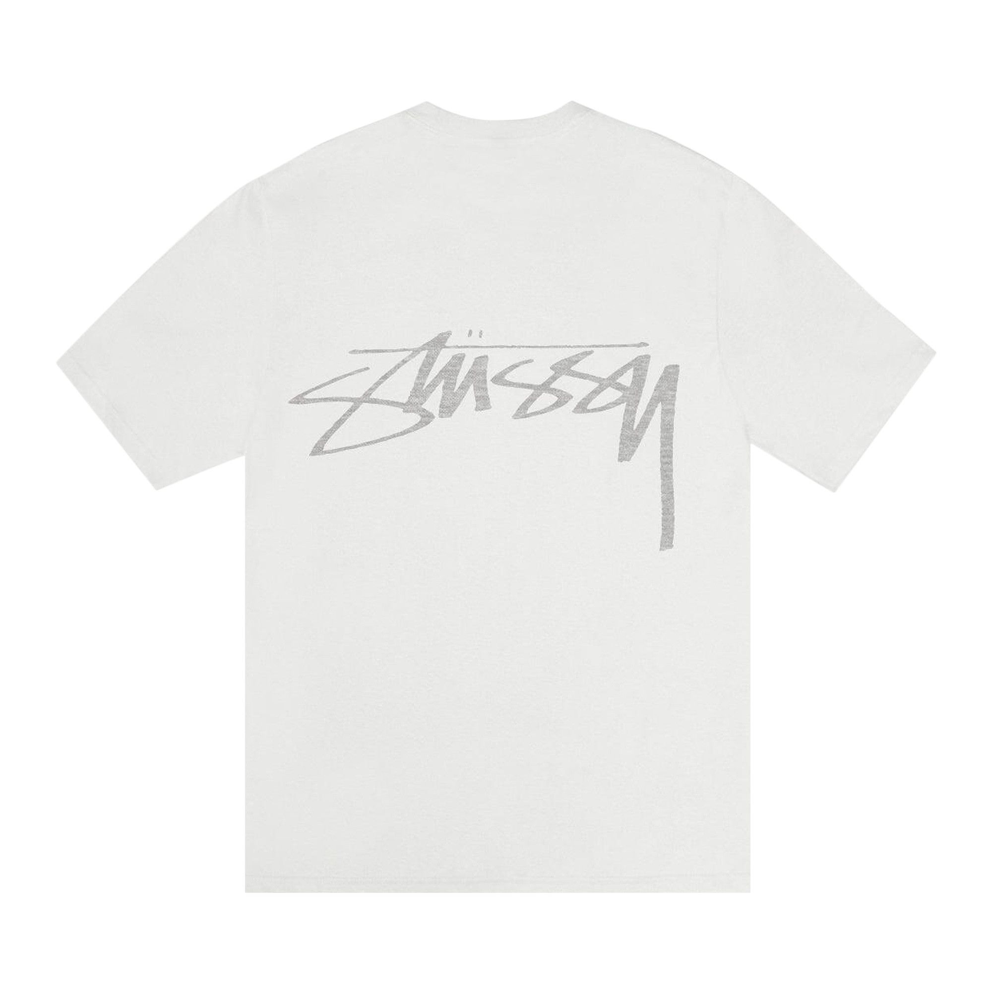 Buy Stussy Smooth Reverse Tee Pigment Dyed 'Natural' - 1905165