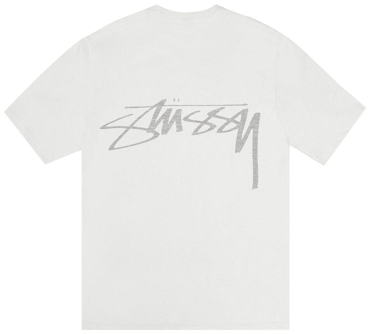 Stussy Smooth Reverse Tee Pigment Dyed Natural