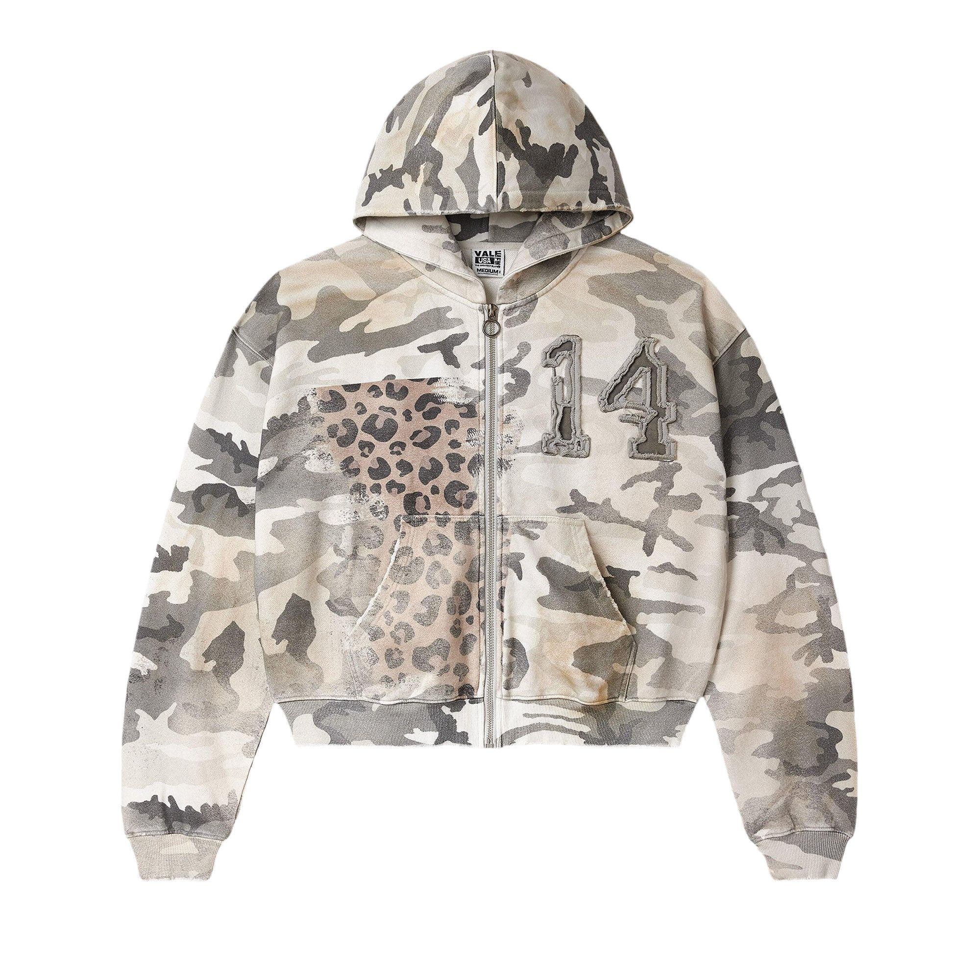 Buy Vale Forever Winter Camo Zip Up 'Off White' - VALE 07 007 WCZU