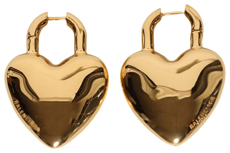 Balenciaga XL Minnie Earrings Gold