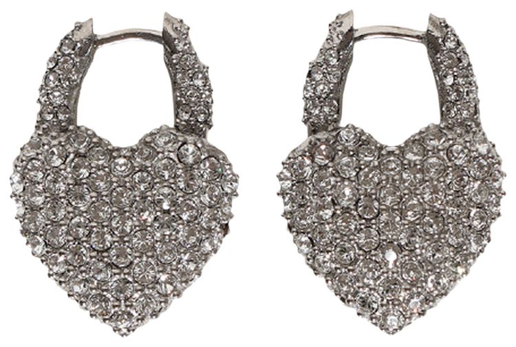 Balenciaga Minnie Earrings Silver