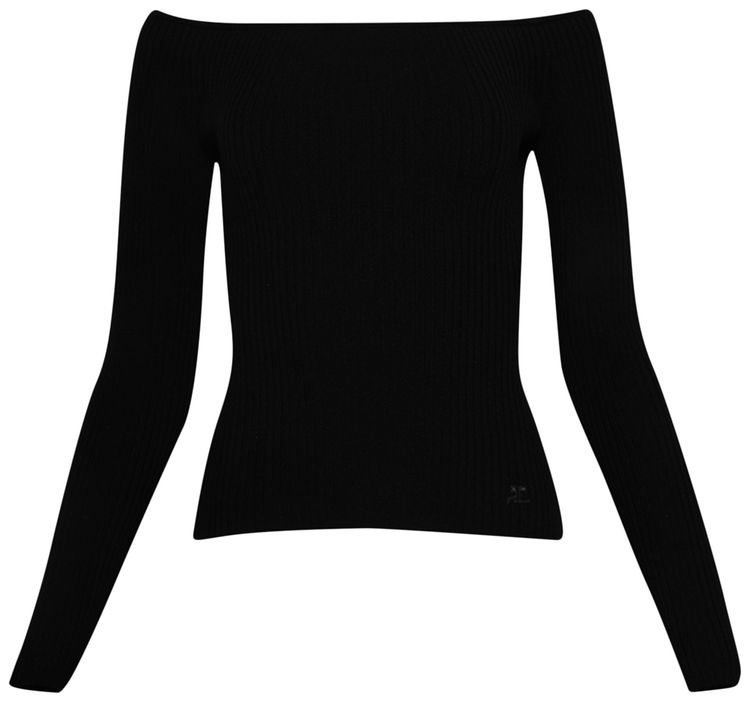 Courreges Biker Tracksuit Interlock Jacket Black