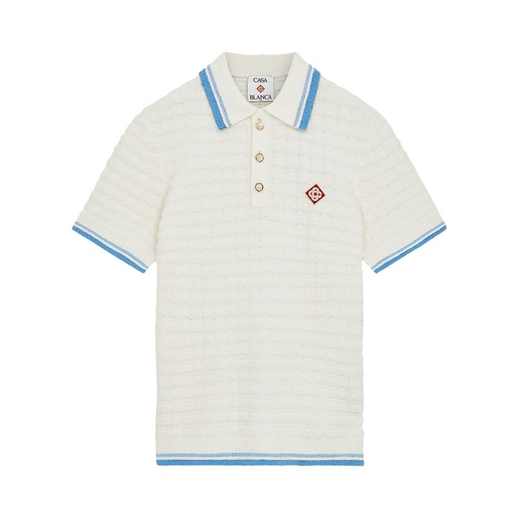 Casablanca Boucle Polo White