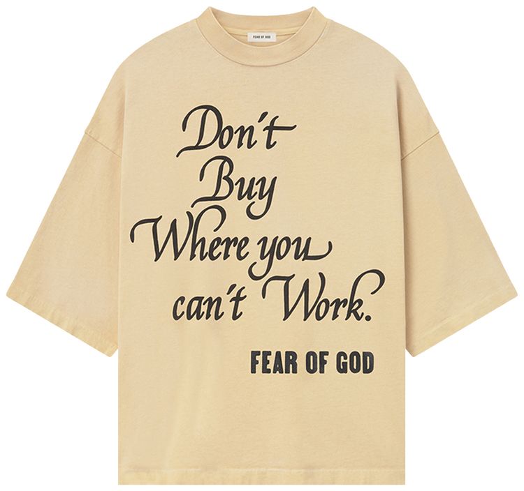 Fear of God Freedom Now Tee Dune