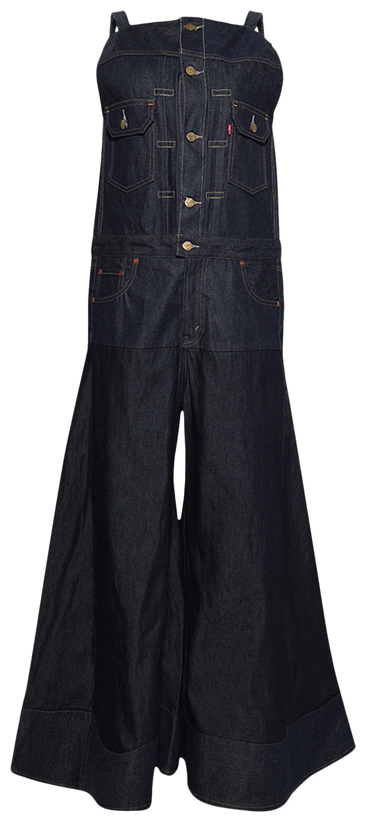 Sacai Levis Denim Jumpsuit Indigo