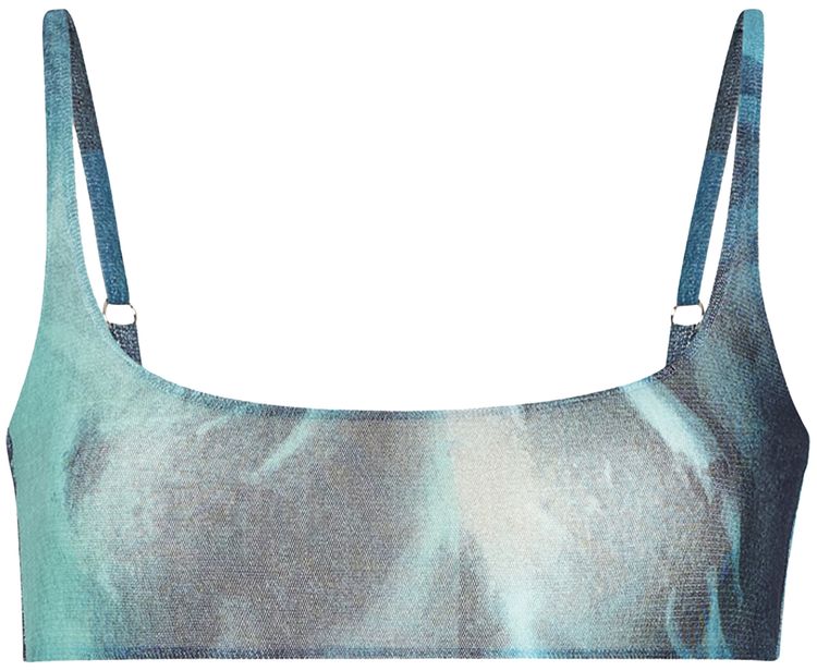 Jean Paul Gaultier Water Bra Top IndigoVintage Blue