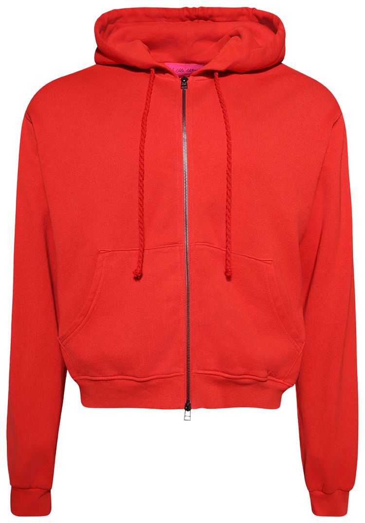 The Elder Statesman Daily Zip Hoodie Sanguinello
