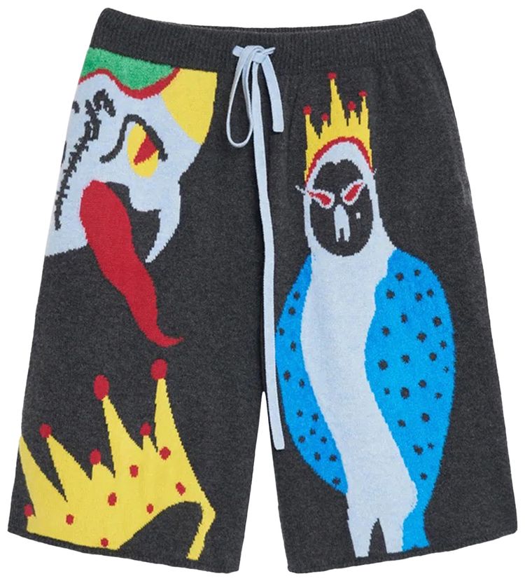 The Elder Statesman Mythical Creatures Short Multicolor