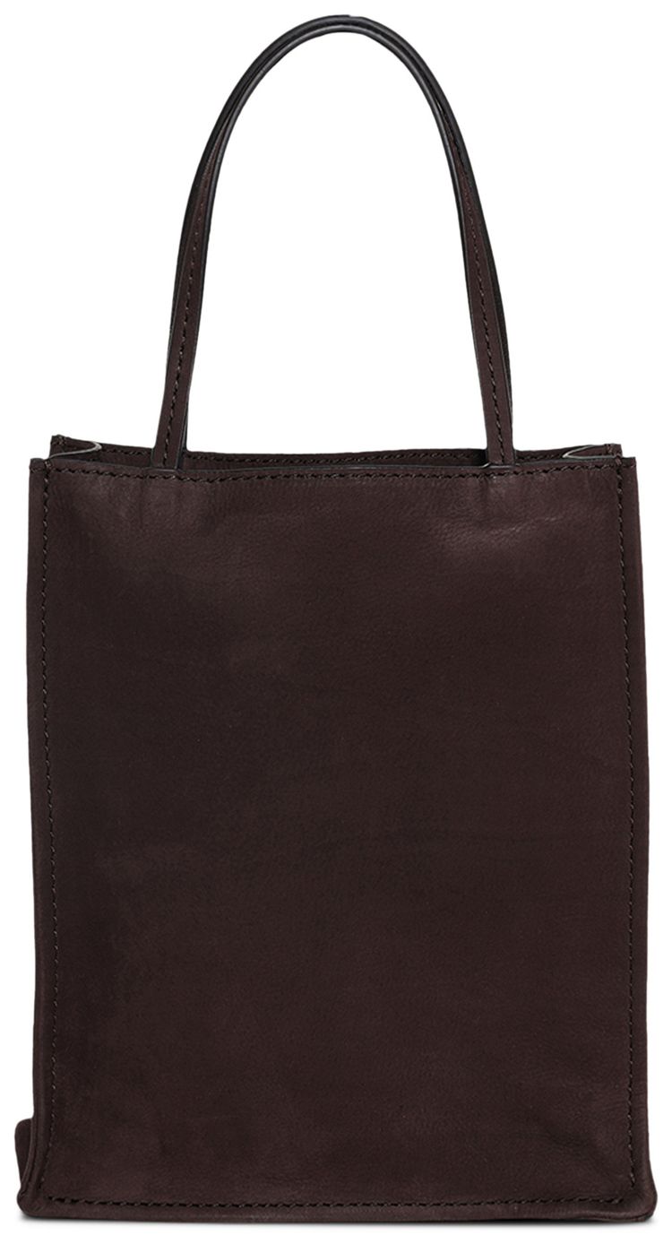 The Row To Go Tote Bag Dark Aniline Ans