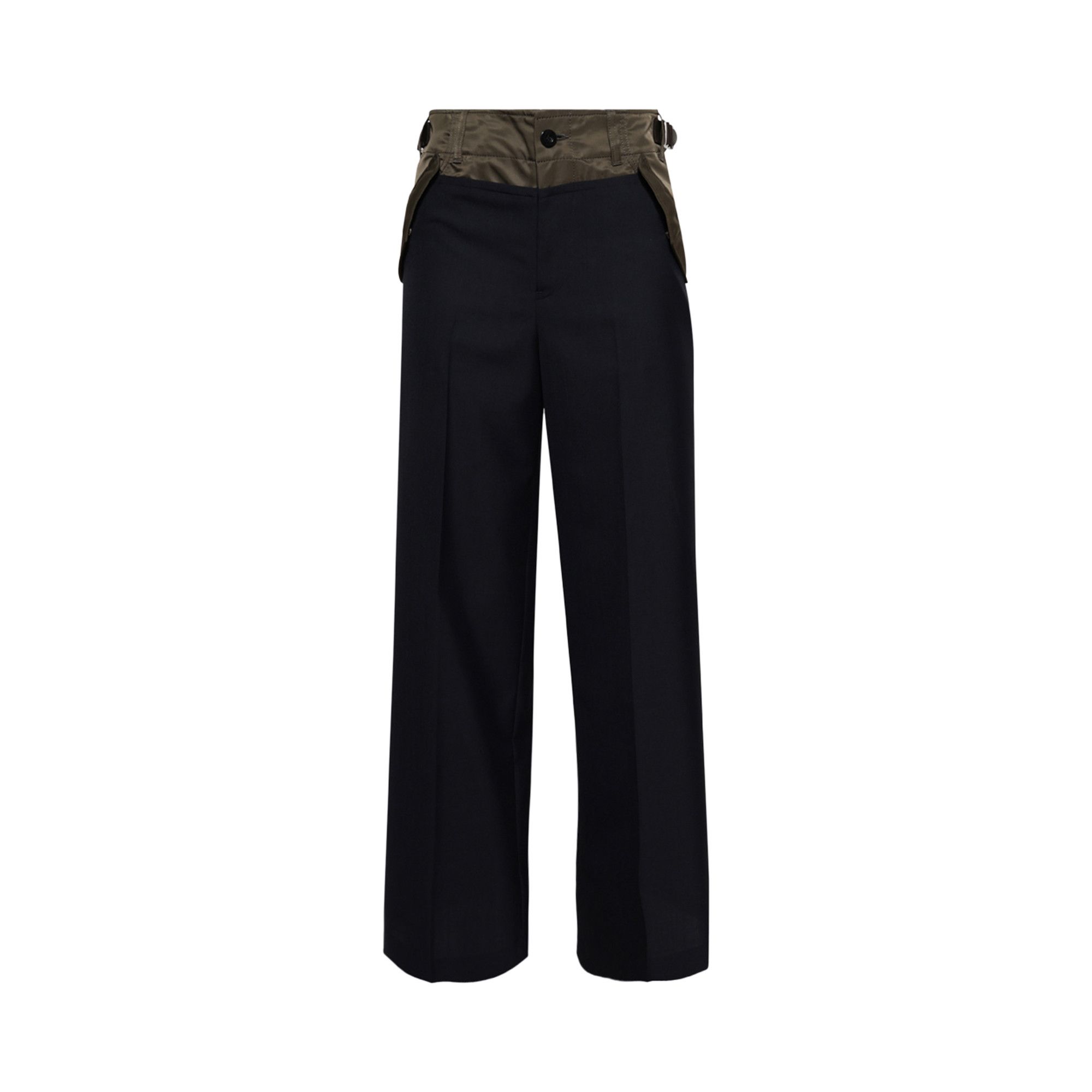 Buy Sacai Suiting Mix Pants 'Navydark Khaki' - 25 07950 233 Buy Sacai Suiting Mix Pants 'Navydark Khaki' - 25 07950 233
