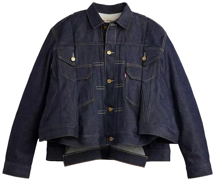 Sacai Levis Denim Jacket Blue