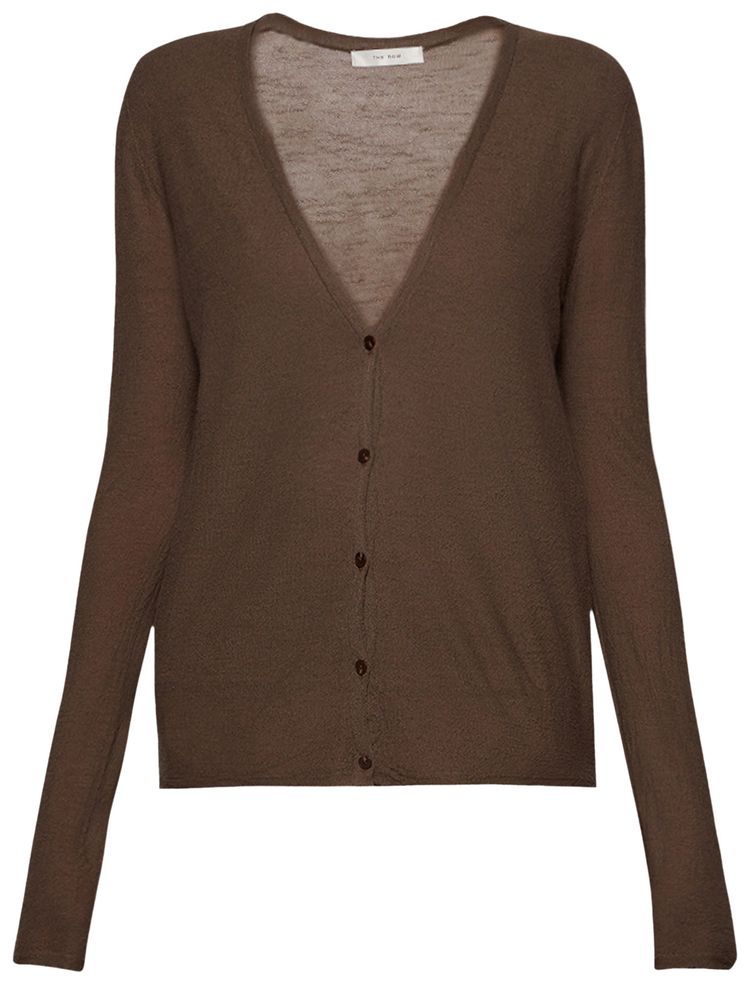 The Row Kasem Cardigan Khaki