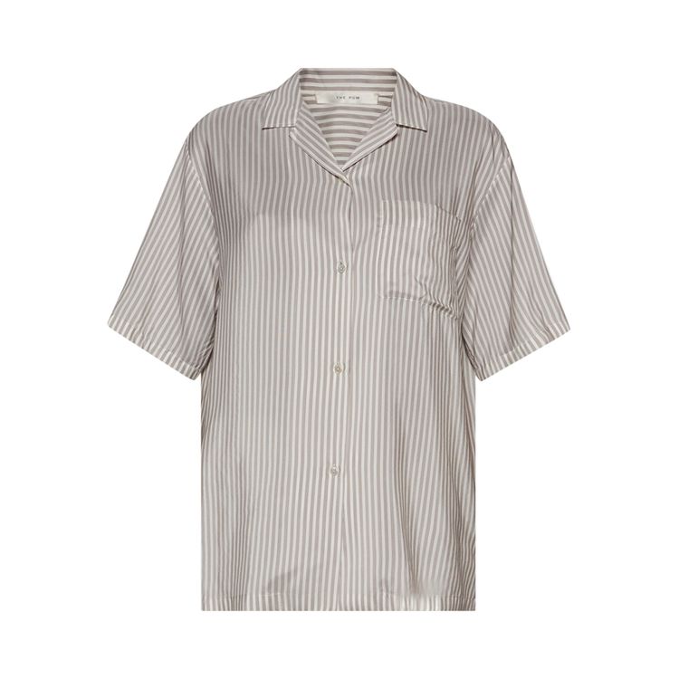 The Row Jorge Shirt WhiteGrey