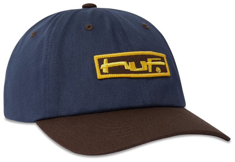 HUF Stretch Logo 6 Panel CV Hat Navy
