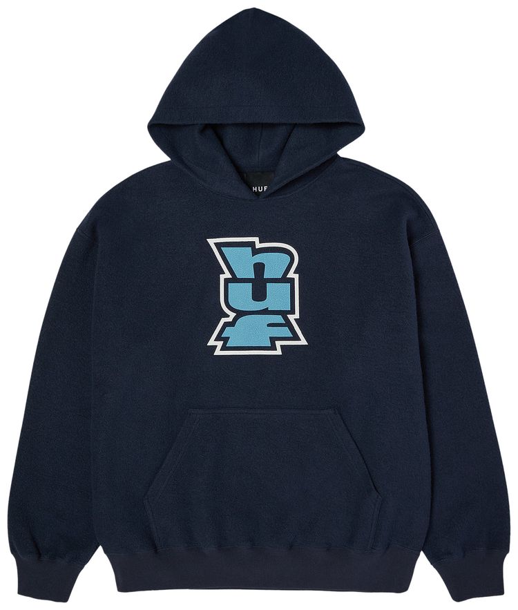 HUF Megablast Reverse Hoodie Navy
