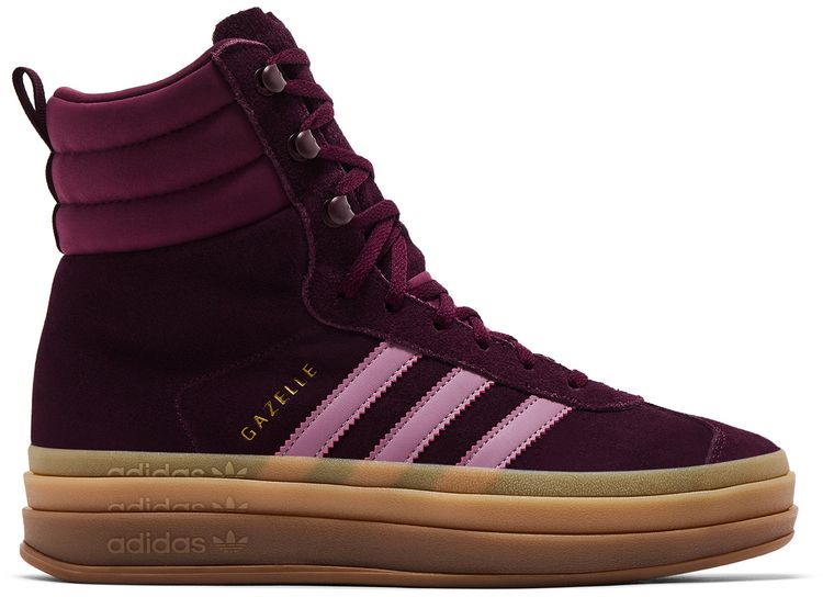 Adidas Wmns Gazelle Boot Maroon Gum