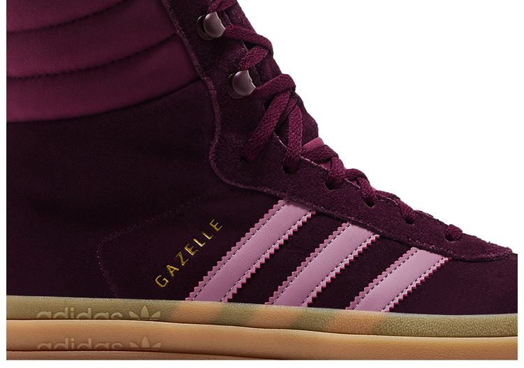 Adidas Wmns Gazelle Boot Maroon Gum
