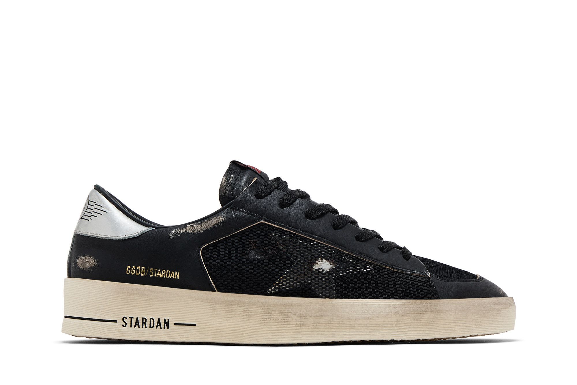 Achetez des Golden Goose Stardan 'Black Silver' - GMF00370 Achetez des Golden Goose Stardan 'Black Silver' - GMF00370