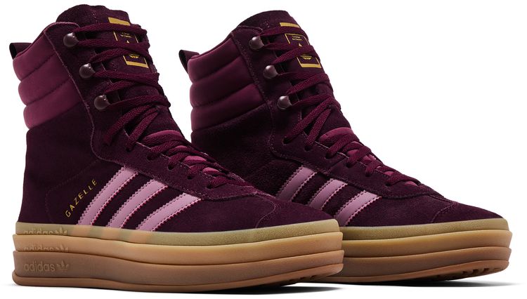 Adidas Wmns Gazelle Boot Maroon Gum