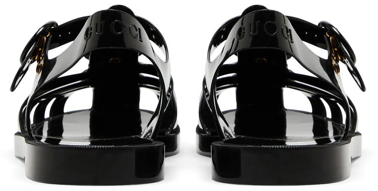 Gucci GG Fisherman Sandal Black