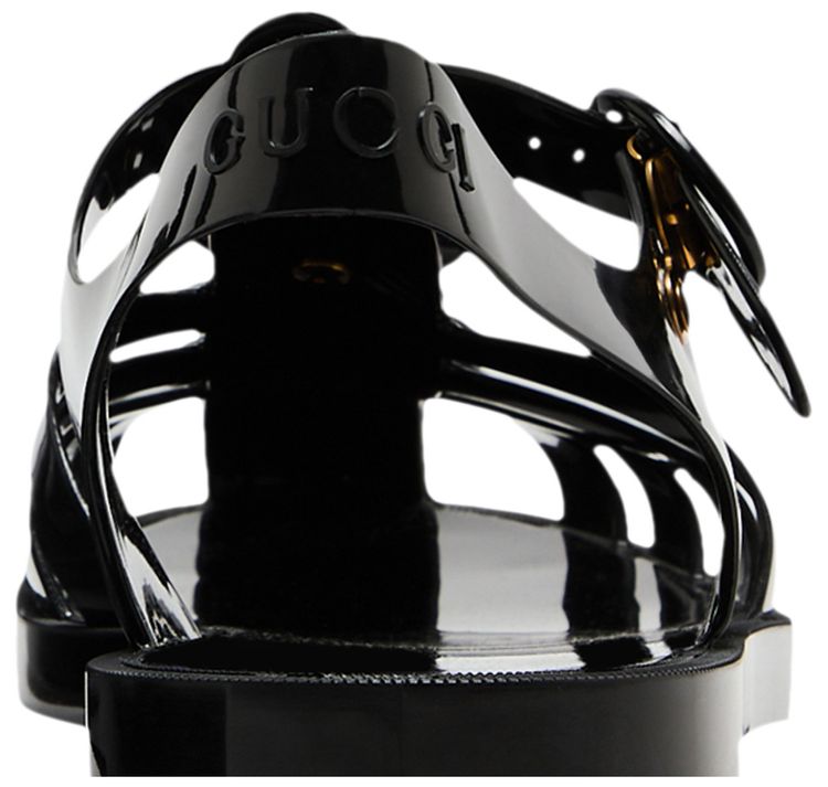 Gucci GG Fisherman Sandal Black