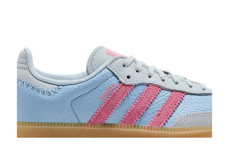 adidas gazelle silver green womens adidas Originals Samba OG White/Lucid Pink/Gum Toddler Girls' Shoes, Size: 9