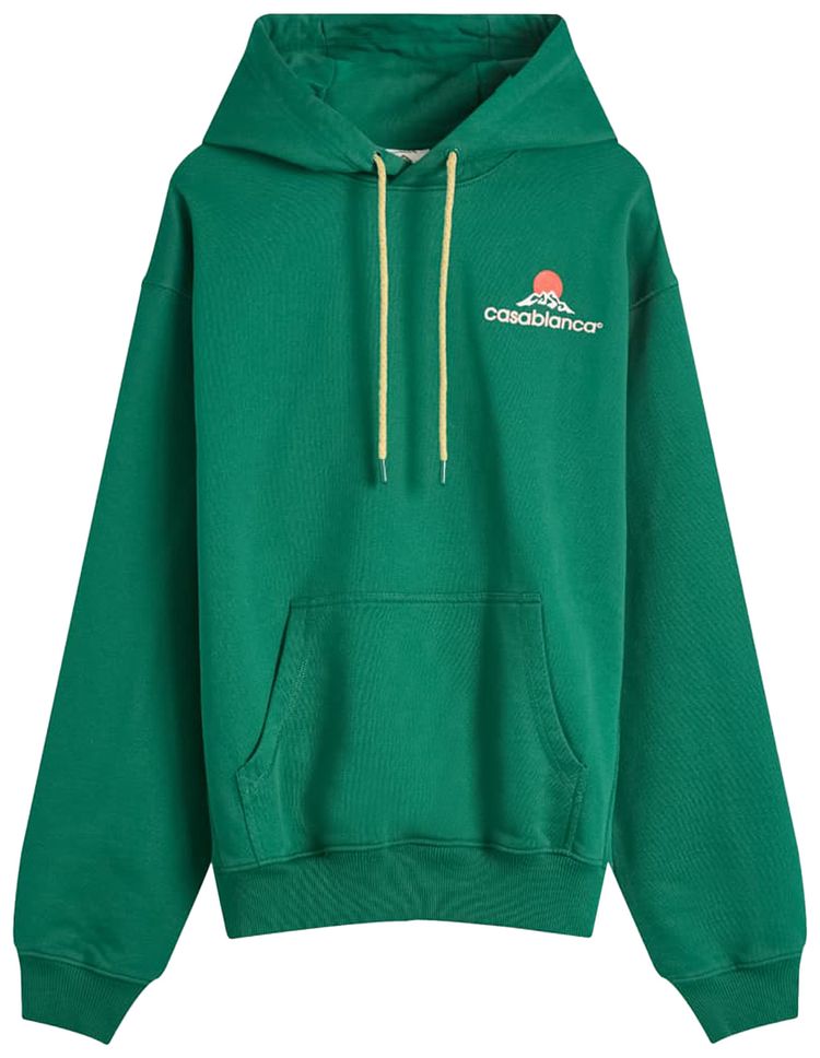 Casablanca Montagne Printed Hoodie Green