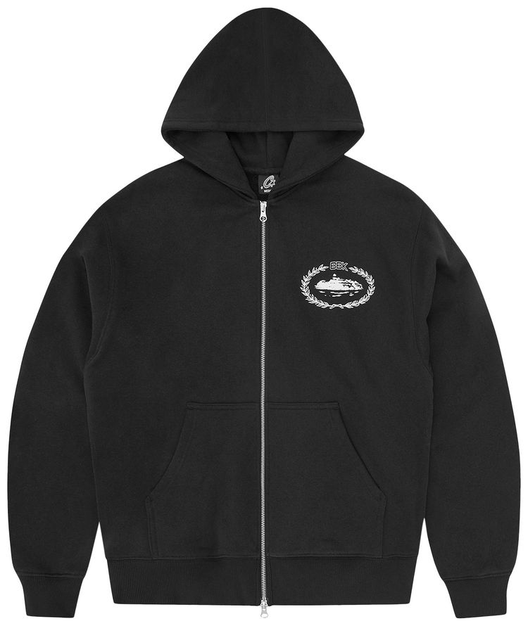 Cortiez x BBK Royale Zip Hoodie Black